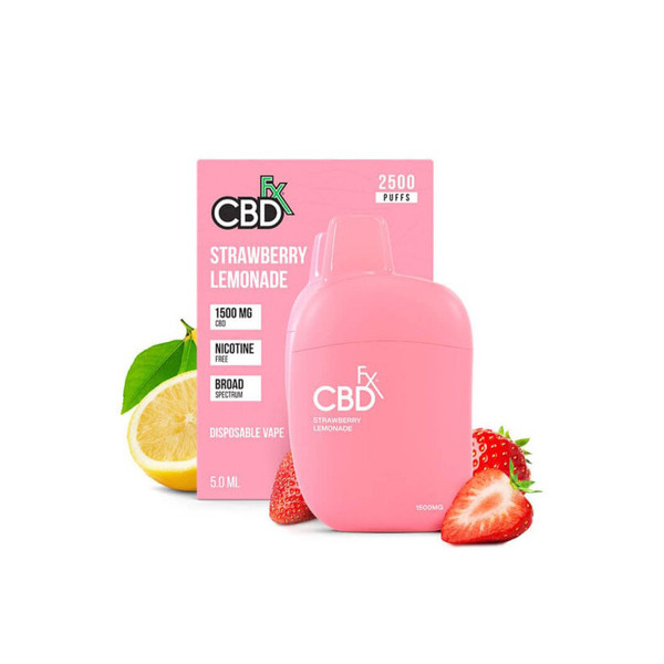 CBDfx Broad Spectrum CBD Extract Disposable Vape Display Of 10 (5ML)
