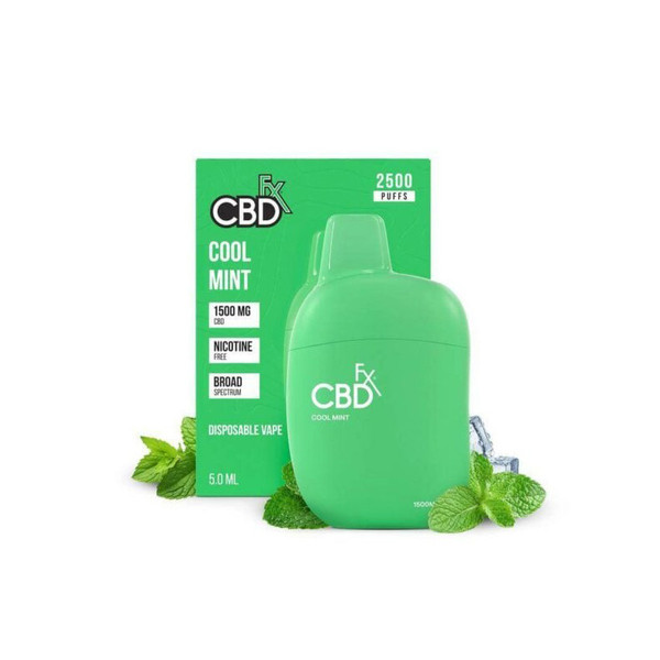 CBDfx Broad Spectrum CBD Extract Disposable Vape Display Of 10 (5ML)