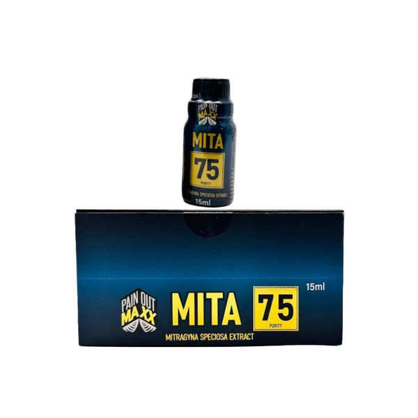 Pain Out Maxx MITA 75 Mitragyna Speciosa Extract Shot Display Of 12 (15ML)