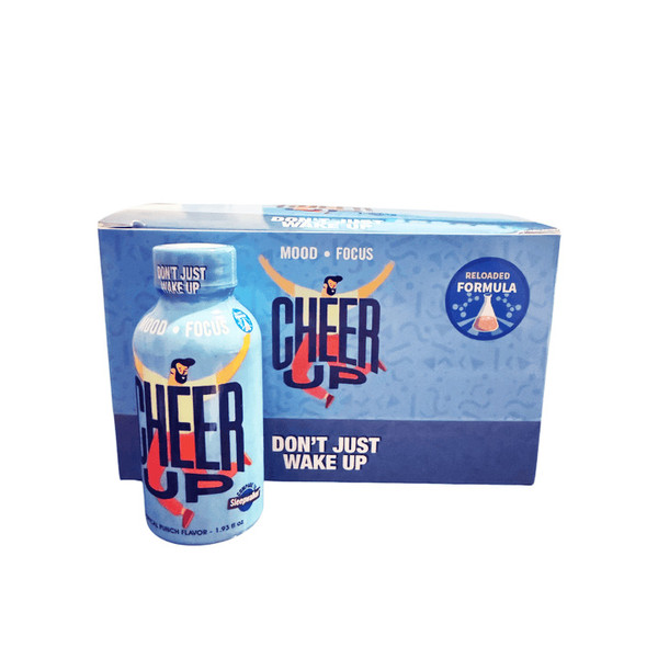 Cheer UP Mood & Focus Enhancement Extract Shot Display of 12 (Blue)