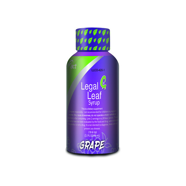 Legal Lean Kratom Edition Chill Syrup Display Of 12 (2oz)