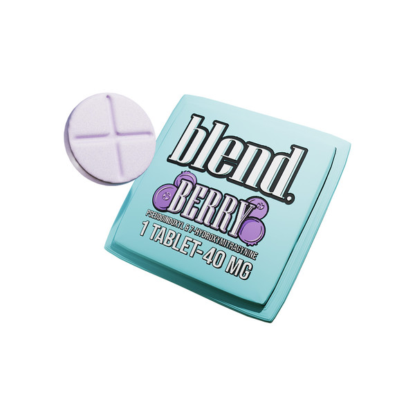 Blend OHMZ 7 Hydroxy + Pseudo Extra Strength Chewable 1CT Tablets Display Of 25 (40MG)