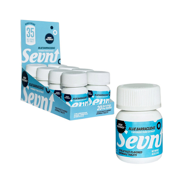 Sevn High Potency 7 Hydroxymitragynine Chewable Tablet Jars (35MG)