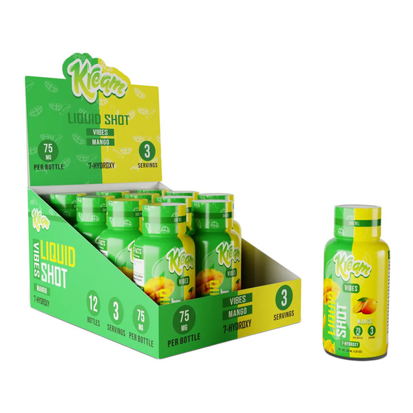 Kream Vibes Edition 7 Hydroxy Liquid Shot Display Of 12 (75MG)