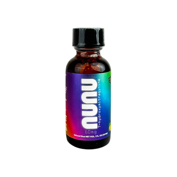 EDP NUNU Edition 7 Hydroxymitragynine Liquid Extract Shot Display OF 12 (60MG)