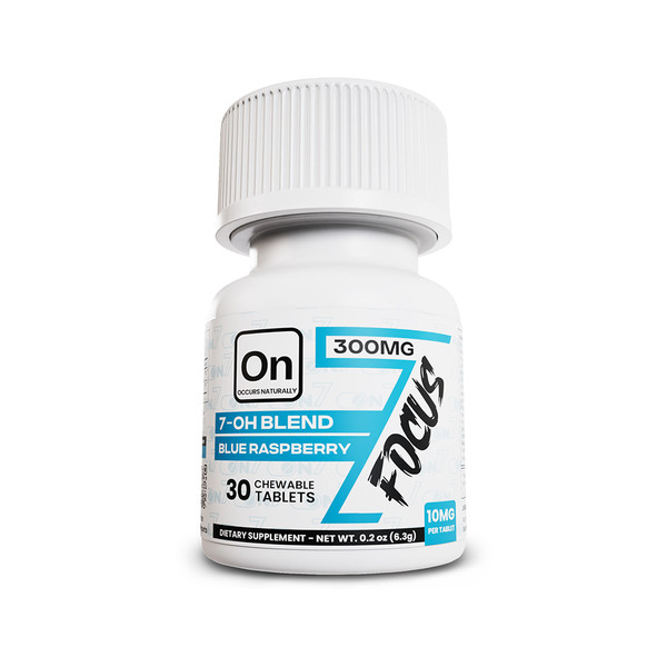 ON 7 Focus Blue 7 Hydroxy + Pseudo Kratom Tablets (30CT)