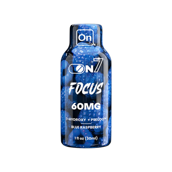 ON 7 Focus Blue 7 Hydroxy + Pseudo Extract Shot Display Of 12 (60MG)