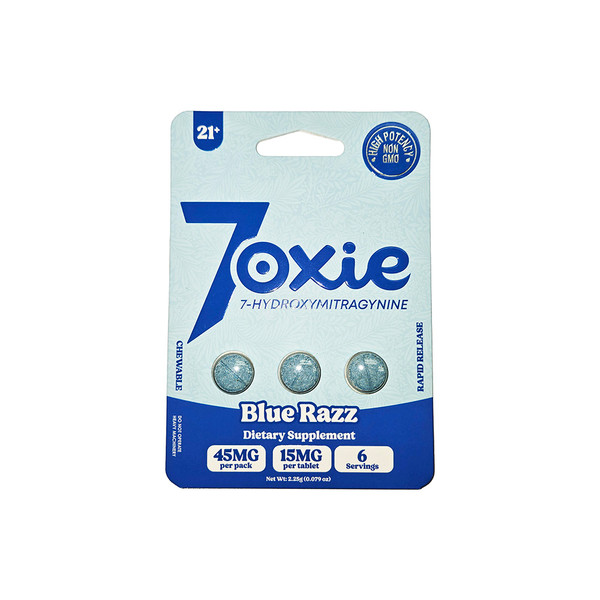7 Oxie Pseudo 7 Hydroxy Chewable Rapid Release 3CT Tablets Display Of 10 (15MG)