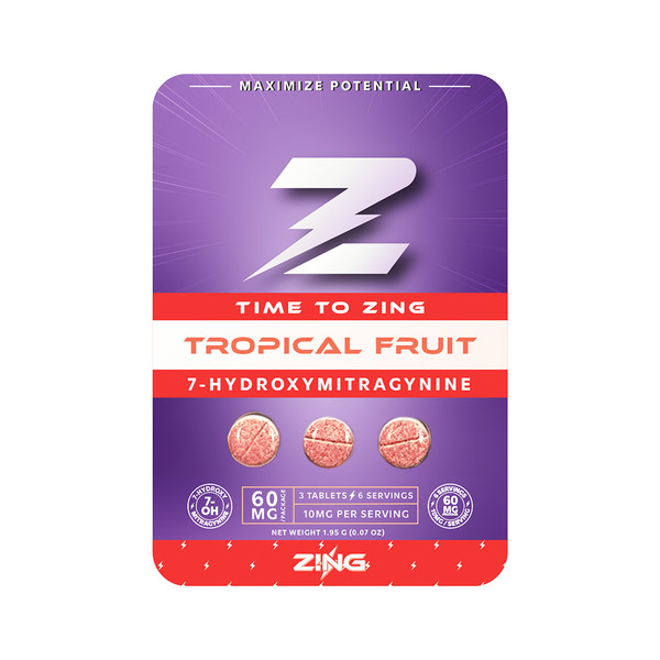 ZING 7OH Maximize Potential 7 Hydroxymitragynine Tablets 3CT (20MG)