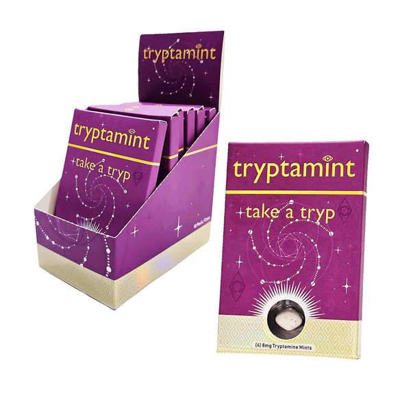 Trypt Labs Tryptamint Mushroom Infused Mints Display Of 10 (4CT)