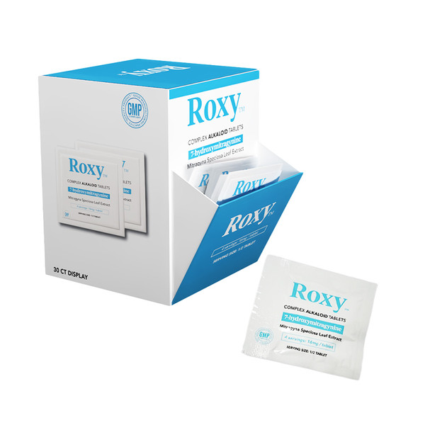 Roxy 7 Hydroxymitragynine Tablets 2CT Display Of 30 (16MG)