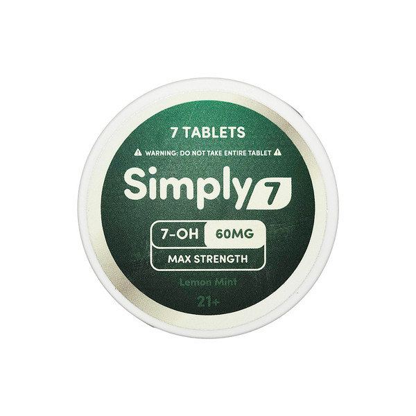 Simply7 Max Strength 7 Hydroxymitragynine Extract Tablets (60MG)
