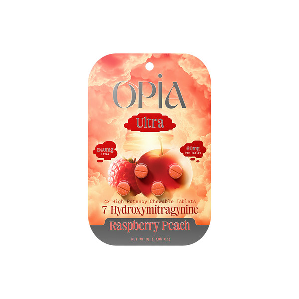 OPIA Kratom 7 Hydroxy Ultra Chewable 4CT Tablets (60MG)