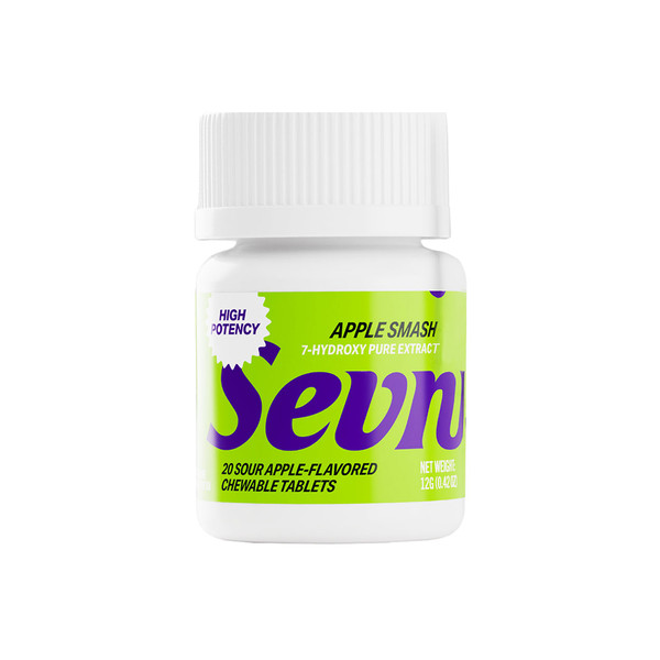 Sevn High Potency 7 Hydroxymitragynine Chewable Tablet Jars (40MG)