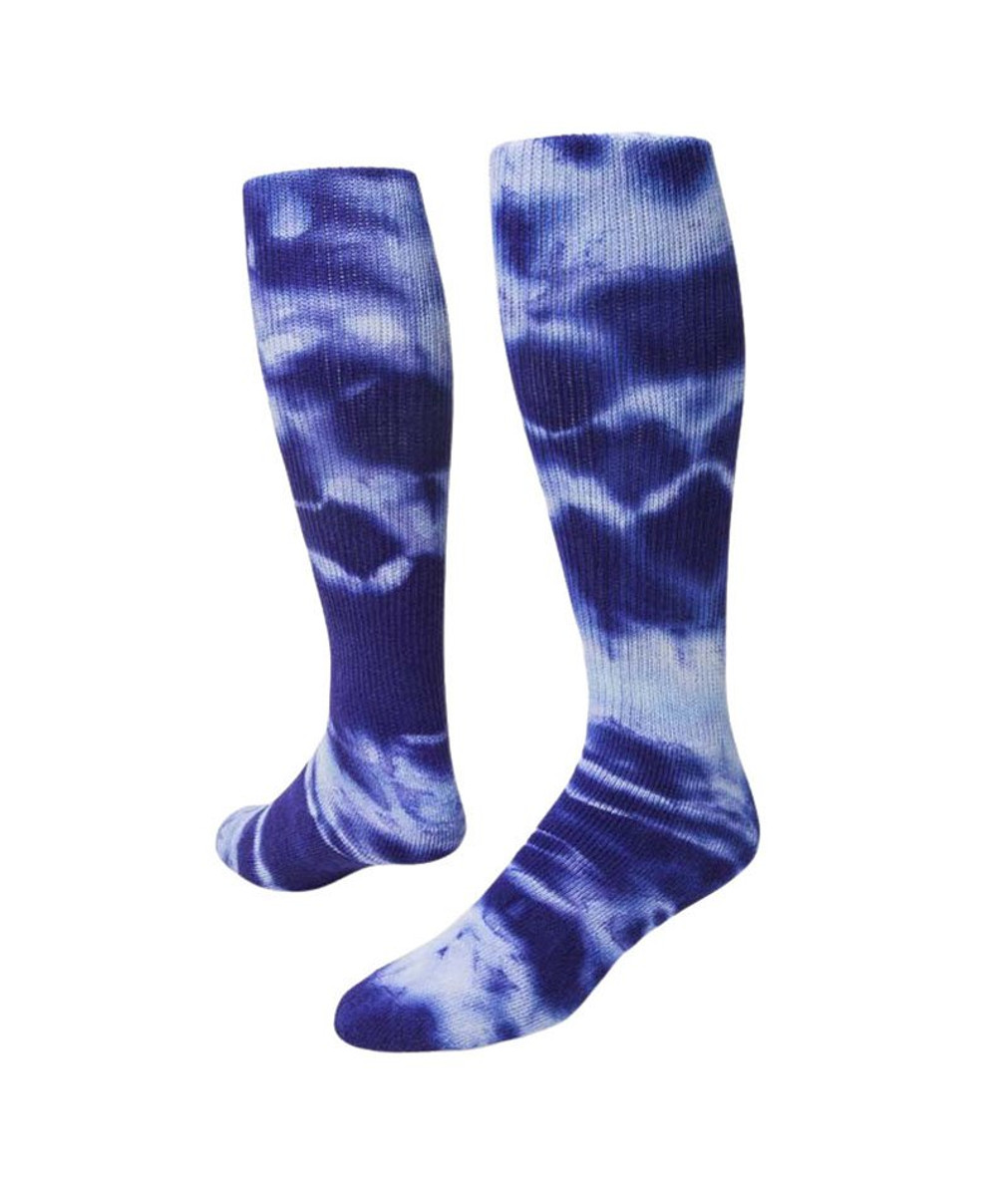 Revolution Tie Dye Knee High Sports Socks - Purple