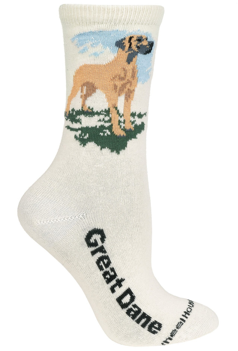 Great Dane Label Crew Novelty Socks