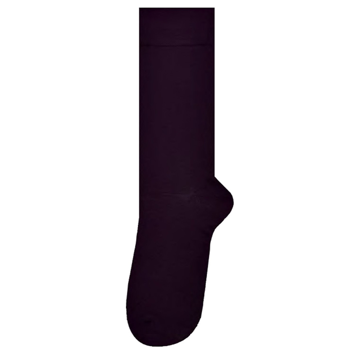 Men's Solid Mid-Calf Dress Socks - Burgundy