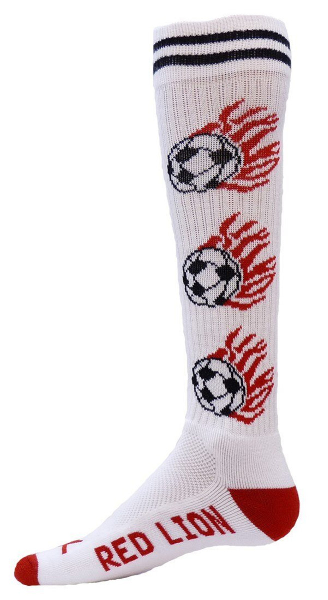 Soccer White Heat Knee High Sports Socks - Small