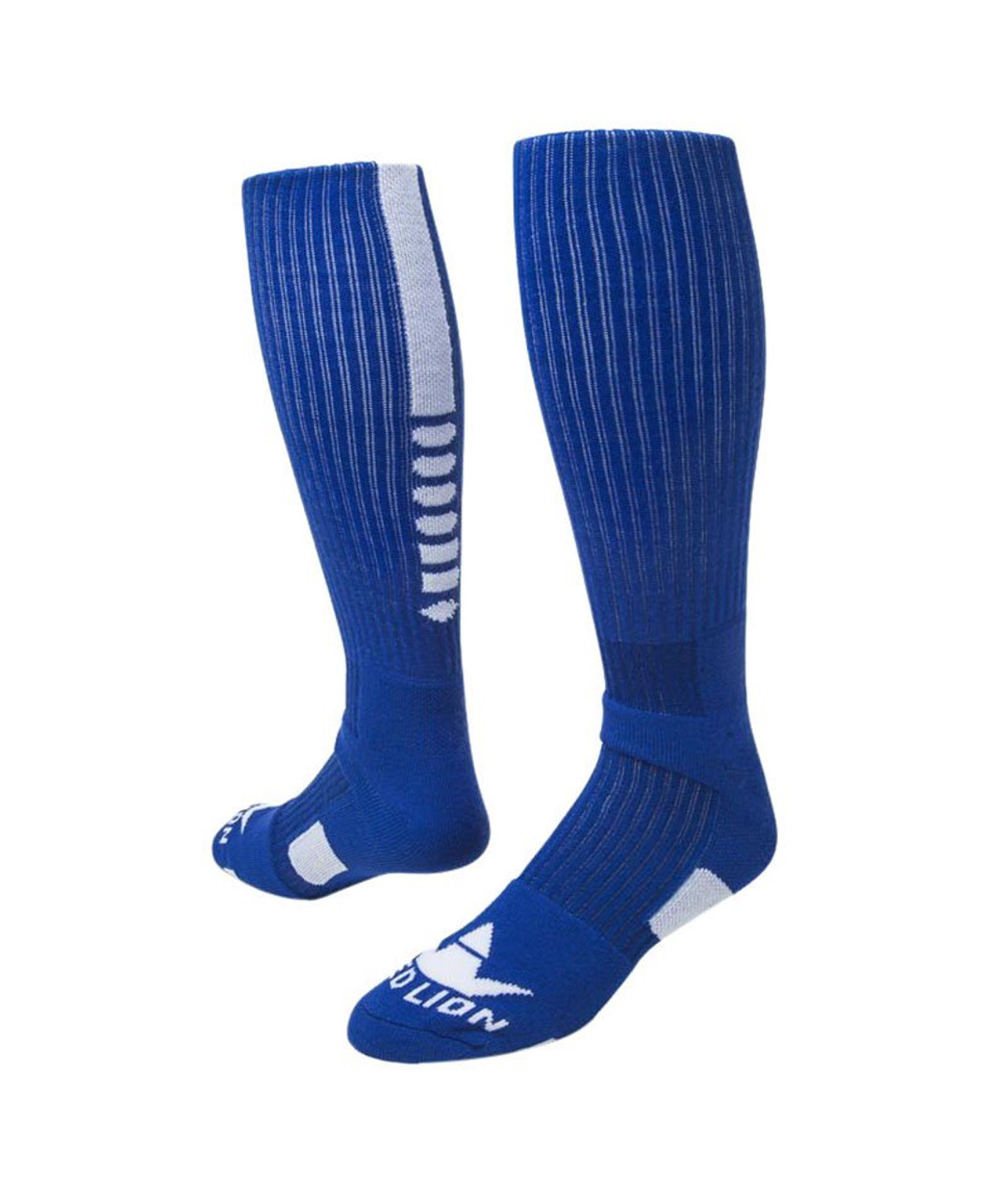 Pegasus 2.0 Knee High Sports Socks - Royal Blue & White