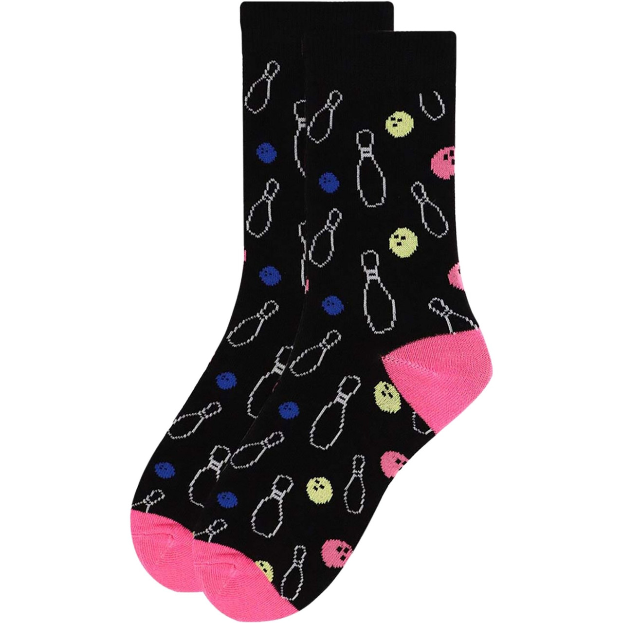 Women's Bowling Crew Novelty Socks