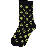 Men's Smiley Face Crew Novelty Socks