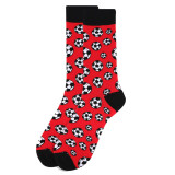 Pair of Men's Soccer Crew Novelty Socks