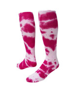 Revolution Tie Dye Knee High Sports Socks - Neon Pink