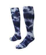 Revolution Tie Dye Knee High Sports Socks - Navy Blue