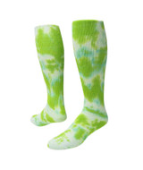 Revolution Tie Dye Knee High Sports Socks - Neon Green