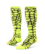 Gator Knee High Sports Socks - Neon Green