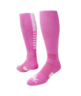 Pegasus 2.0 Knee High Sports Socks - Pale Pink White