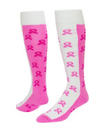 Sisters Knee High Sports Socks - Pale Pink Neon Pink