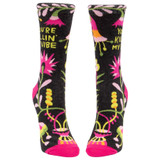 Women's You're Killin' My Vibe Crew Novelty Socks