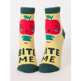 Women's Bite Me Ankle Novelty Socks