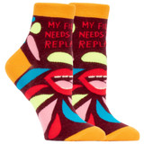 Women's My Filter Needs To Be Replaced Ankle Novelty Socks