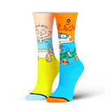 Women's Rugrats Tommy & Chuckie Crew Novelty Socks