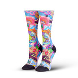 Women's Nick Stickers Crew Novelty Socks