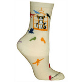 Men's Cat in a Cage Crew Socks