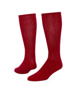 Classic Knee High Sports Socks - Red
