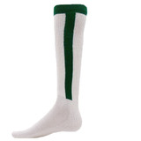 Diamond Knee High Sports Socks - Dark Green