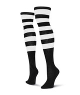 Hoop Rugby Over The Knee Sports Socks - Black White - Large