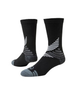 All Sport Crew Performance Sports Socks - Black White