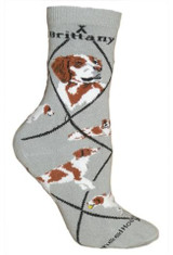 Brittany Crew Novelty Socks