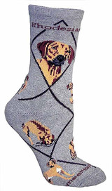 Rhodesian Ridgeback Crew Novelty Socks