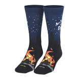 Men's Are You Afraid Of The Dark Crew Novelty Socks