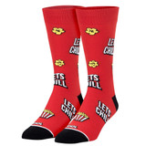 Men's Lets Chill Crew Novelty Socks