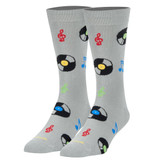 Men's Vinyl Crew Novelty Socks