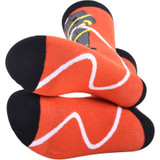 Pair of Men's Firefighter Crew Novelty Socks - Orange