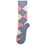 Men's Argyle Mid-Calf Dress Socks - Denim