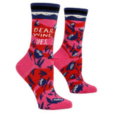 Dear Wine, Yes Funny Socks for Women